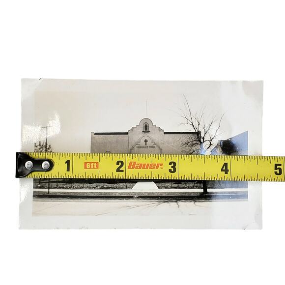 Vtg St Cecelias School Original Monochrome Photography Found Snapshot Landscape - Picture 4 of 4